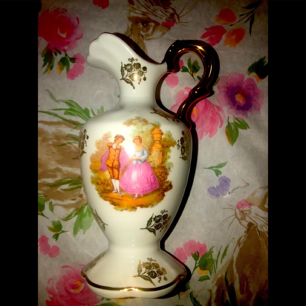 Bardet Limoges France Jug Carafe Vase